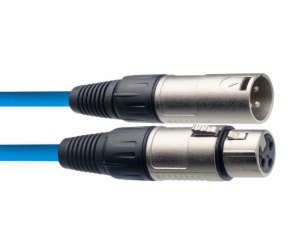 Stagg SMC6 CBL, mikrofonní kabel XLR/XLR, 6m, modrý