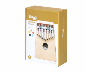 Stagg KALI-KID10-RD, dětská kalimba, 10 tónů, červená