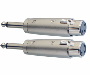 Stagg AC-XFPMH, redukce Jack 6,3 mm zástrčka mono - XLR z...