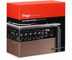 Stagg 40 AA R, kombo pro elektroakustickou kytaru, 40W