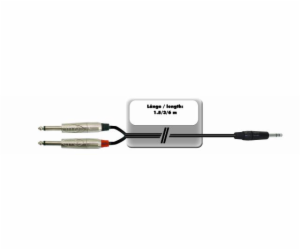 Omnitronic Adaptérový kabel AC35-60 Jack 3,5 stereo - 2x ...