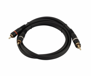 Kabel CC-03, propojovací kabel 2x 2 RCA zástrčka HighEnd,...