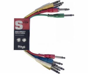 Stagg SPC030 E, propojovací mono kabely, Jack 6,3 mm – Ja...