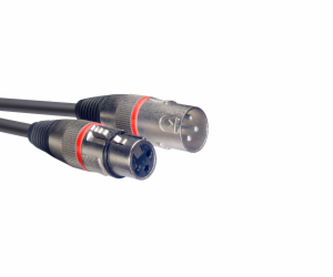 Stagg SMC10 RD, mikrofonní kabel XLR/XLR, 10m, červené kr...