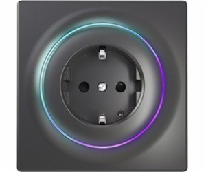 Fibaro FGWOF-011-8 socket-outlet Type F Black