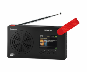 SENCOR SRD 7757B DAB/FM RÁDIO SENCOR