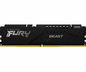 Paměť Kingston FURY Beast Black DDR5 16GB, 5200MHz, CL40