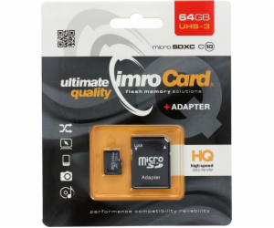 IMRO MICROSD10/64G UHS-3 ADP memory card 64 GB MicroSDHC ...