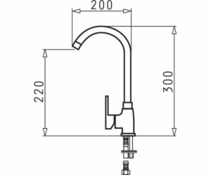 Pyramis Bello 090935601 Granite Volcano kitchen mixer (bl...