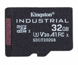 Kingston MicroSDHC karta 32GB Industrial C10 A1 pSLC Card...