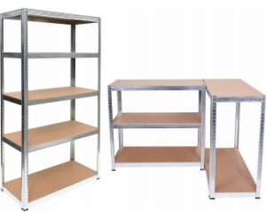 TopEshop KOVOVÝ ÚLOŽNÝ REGÁL G9030 MDF 175KG