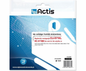 Actis KC-571Bk ink for Canon printer; Canon CLI-571Y repl...