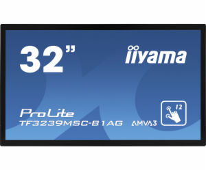 Dotykový monitor IIYAMA 32" TF3239MSC-B1AG: AMVA, FullHD,...