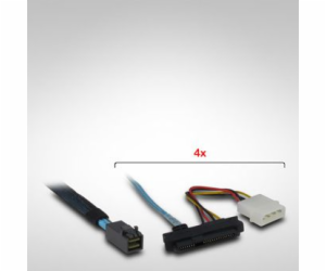 Kabel SFF 8643 > 4x 8482 SATA Power