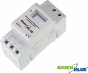 Maclean Timer pro DIN lištu GB104 GreenBlue 16 programů (...