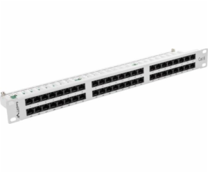 Patch Panel 48 Port 1U Kat.6 szary