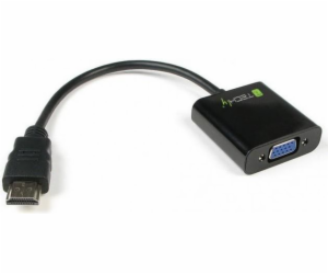 AV Techly HDMI adaptér – D-Sub (VGA) černý (301658)