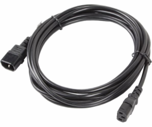 Lanberg IEC 320 C13 - C14, 5m černý kabel