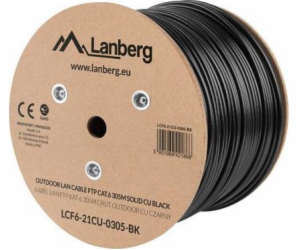 Lanberg 305.0m drát outdoor LCF6-21CU-0305-BK