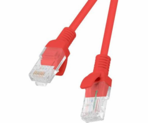 LANBERG PCU5-20CC-0025-R Patchcord RJ45 cat. 5e UTP 0.25m...