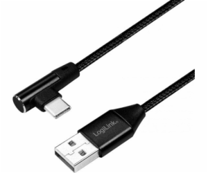 LogiLink USB-A - USB-C USB kabel 0,3 m černý (CU0137)