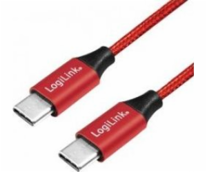 USB LogiLink LogiLink USB-C 1,0 m Červený kabel červená