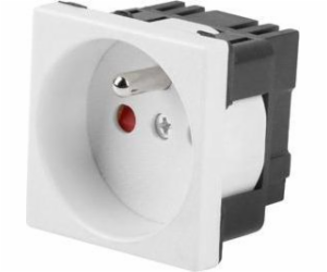 LANBERG AC 45x45 socket 230V french white