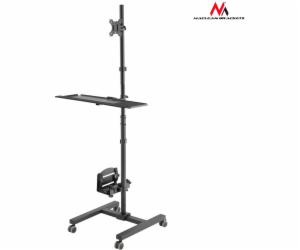 Maclean professional stand  mobile computer station on wh...