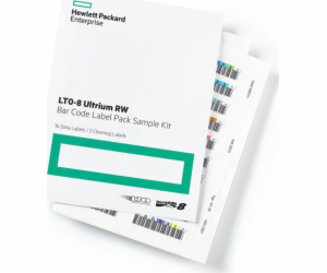 HPE Ultrium LTO-8 Strichcode Label Pack 100 + 10 přepsaný...