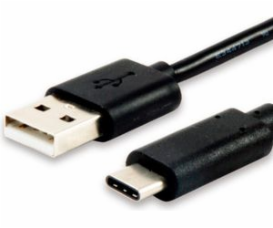 kabel USB-A - USB-C USB 1 m černý (12888107)