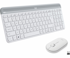 set Logitech slim Wireless MK470 - white, US