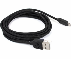 OWC USB-A – Lightning kabel 3 m černý (NWTCBLUSBL3MB)