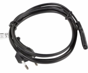 LANBERG CEE 7/16 na IEC 320 C7 EURO (RADIO) POWER CORD 3M...