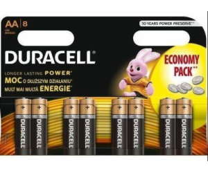 Duracell Basic alkalická baterie 8 ks (AA)