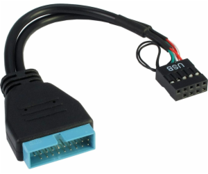 USB 2.0 Adapter, 19Pin Stecker > 9Pin Buchse