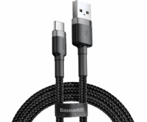 Baseus USB-A - USB-C USB kabel 2 m Černošedý (CATKLF-CG1)