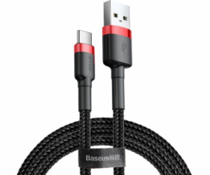 Baseus Cafule kabel USB-C 2A 2m (červeno-černý)