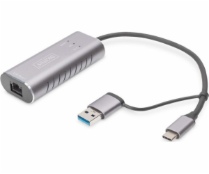 Adapter DN-3028, USB-C 3.2 > Gigabit 2,5 Gbps