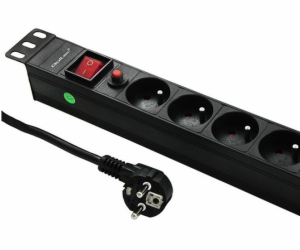 Qoltec 53995 Overvoltage power strip for RACK 19 with CB ...