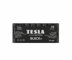 Tesla AA BLACK+ alkalická, 24 ks fólie (LR06, tužková)