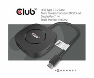 Club3D Video hub MST (Multi Stream Transport) USB-C 3.2 G...