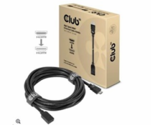 Club3D Kabel prodlužovací Rychlý HDMI 4K60HZ (M/F), 5m, č...