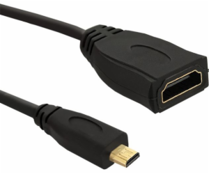 QOLTEC 50399 Qoltec Cabel Micro HDMI DM / HDMI AF v1.4 0,2m