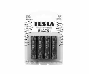 Tesla AA BLACK+ alkalická, 4 ks