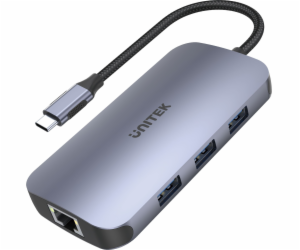 UNITEK D1071A interface hub USB 3.0 SuperSpeed 5 Gb/s Silver