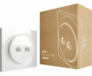 Fibaro Walli N zásuvka 2 x RJ-45 Bílá