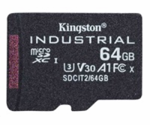 Kingston Industrial 64GB microSDHC, paměťová karta