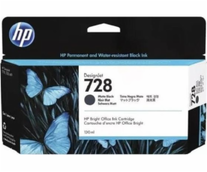 HP 728 130-ml Matte Black DesignJet Ink