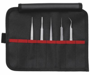 KNIPEX Precision Tweezers Set 5 pieces