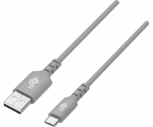 USB kabel TB TB USB-USB C kabel 1m silikonově šedý